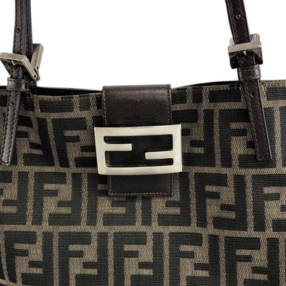 FENDI Zucca Logo Tote bags Brown Vintage 7gujke