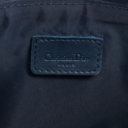 Christian Dior Trotter Shoulder bag Blue Vintage d5g4uj