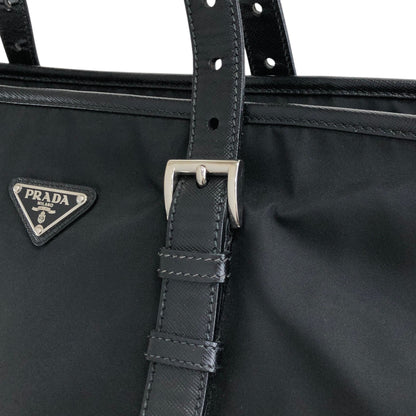 PRADA Tessuto Triangle Logo Totebag Black Vintage ivus2k