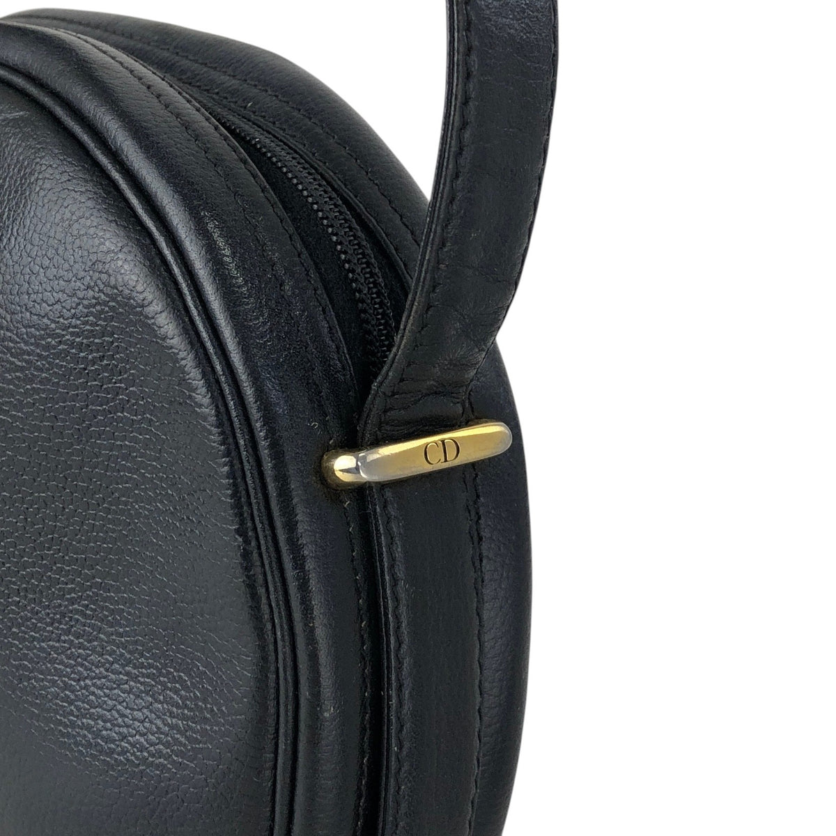 Christian Dior Logo Shoulder bag Black Vintage txbb5d