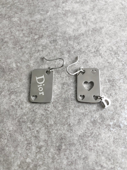 Christian Dior Pierced Silver Vintage i6xys2