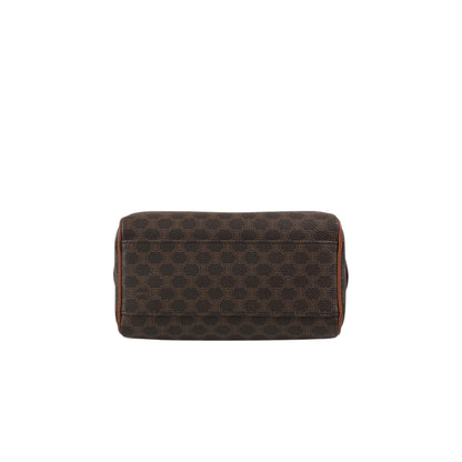 CELINE Macadam Two-way Small Handbag Shoulder bag Brown Vintage 6ryc2n