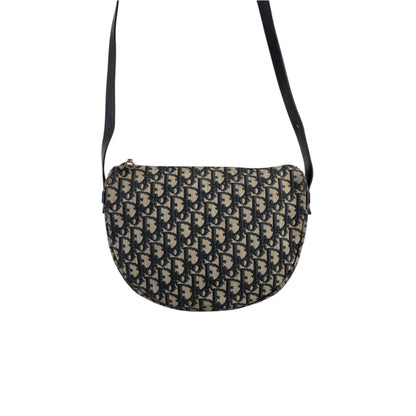 Christian Dior Trotter Shoulder bag Navy Vintage csrvwp