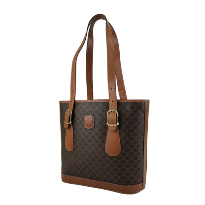 CELINE Macadam Blason Handbag Totebag Brown Vintage kyi4km