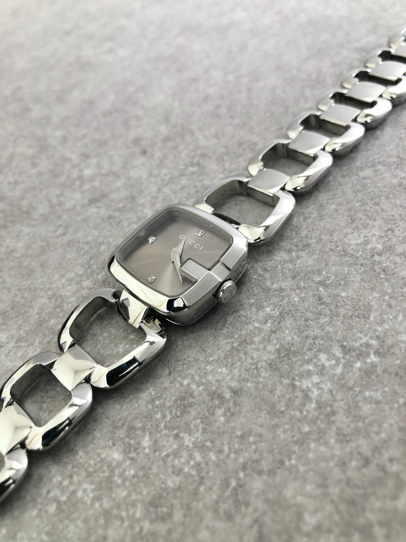 GUCCI Watch Silver Vintage 3xed2i