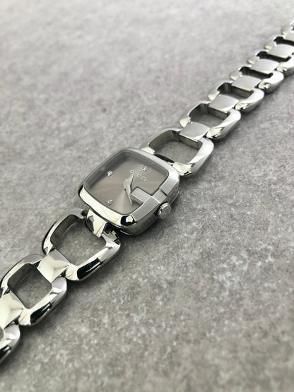GUCCI Watch Silver Vintage 3xed2i