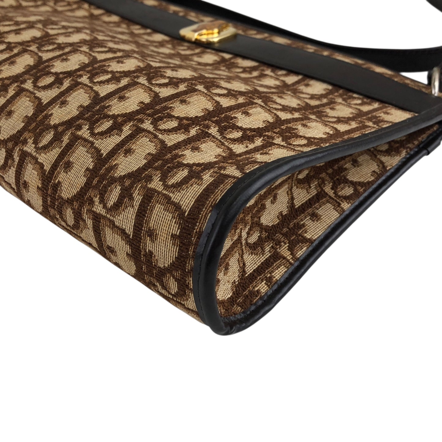 Christian Dior Trotter Shoulder bag Brown Vintage whe6e8