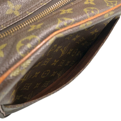 LOUIS VUITTON Monogram Shoulder bag Brown Vintage sawe4x