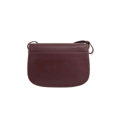 Cartier Front Buckle Shoulder bag Bordeaux Vintage iejnyi