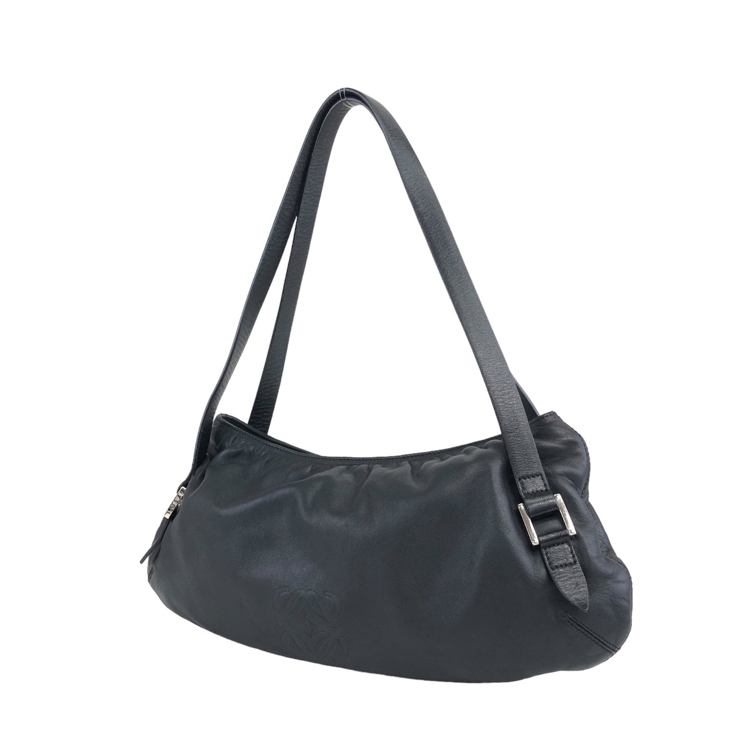 LOEWE Anagram Shoulder bag Black Vintage u7nfzt