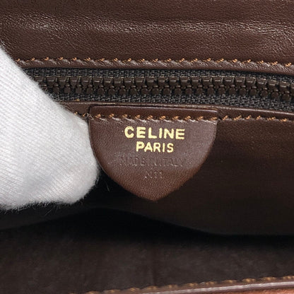 CELINE Gancini Shoulder bag Brown Vintage 88rbj3