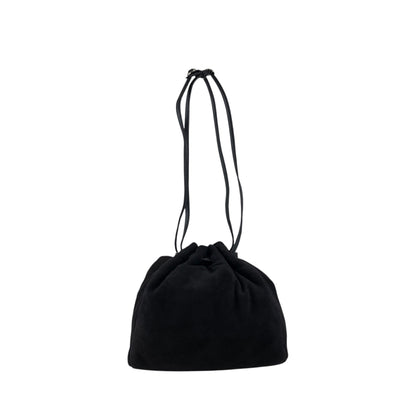 LOEWE Anagram Drawstring Small Handbag Black Vintage ysb4mf
