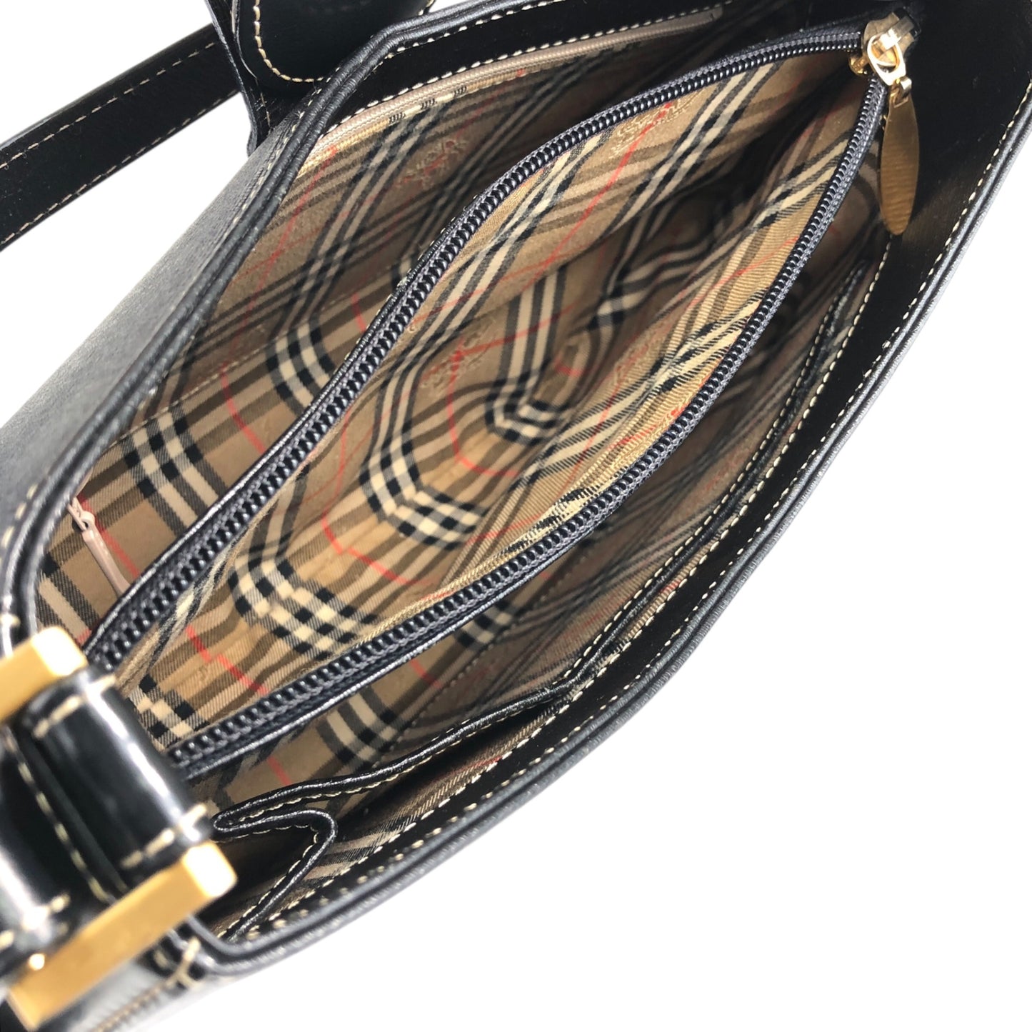BURBERRY Shoulder bag Black Vintage ba84aj