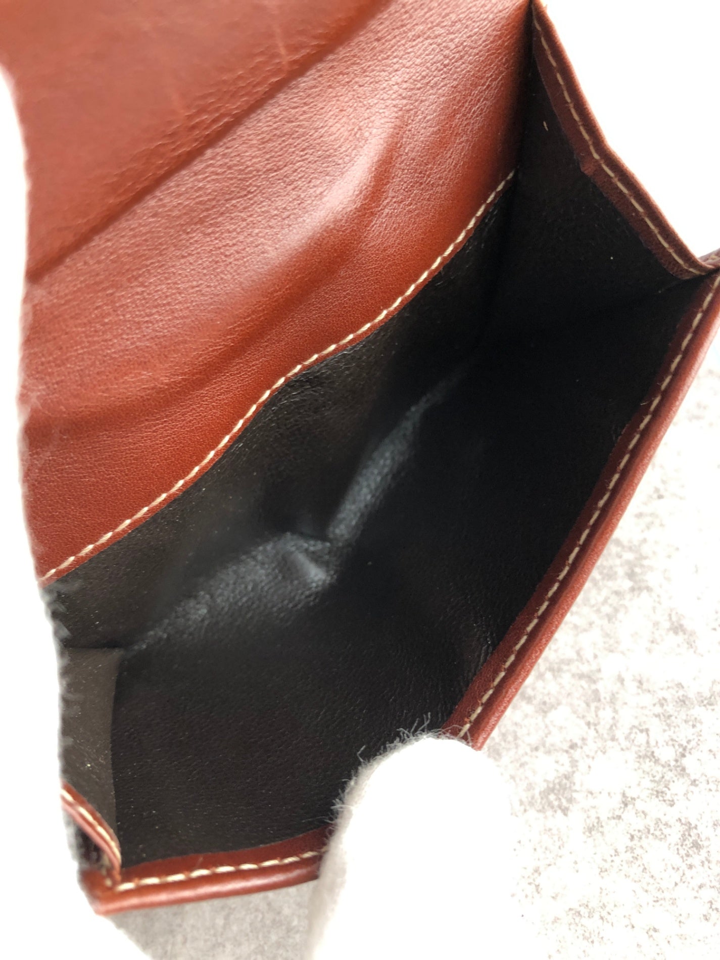 GUCCI Bamboo Folded Wallet Brown Vintage nduszv