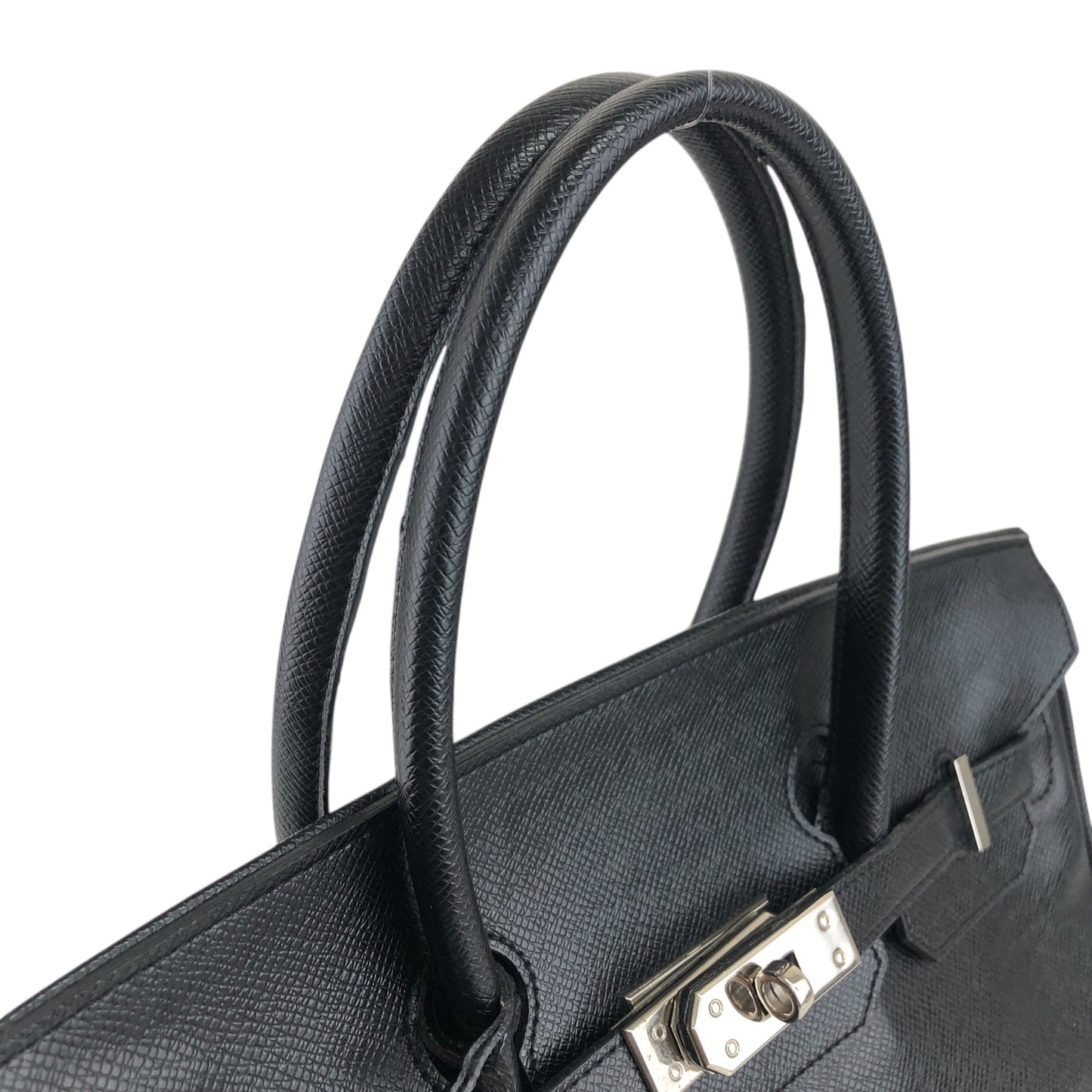Yves Saint Laurent Turn Lock Handbag Black Vintage 74yryb
