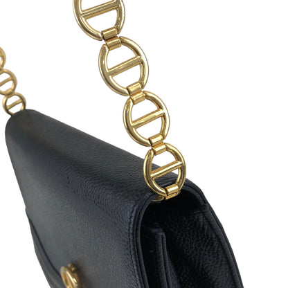 Christian Dior Chain Shoulder bag Navy Vintage vxj4zv