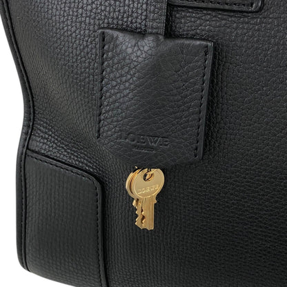 LOEWE Amazona36 Anagram Boston bag Handbag Black Vintage gwsi3e