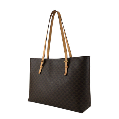 CELINE Macadam Totebag Brown Vintage 8azhcw