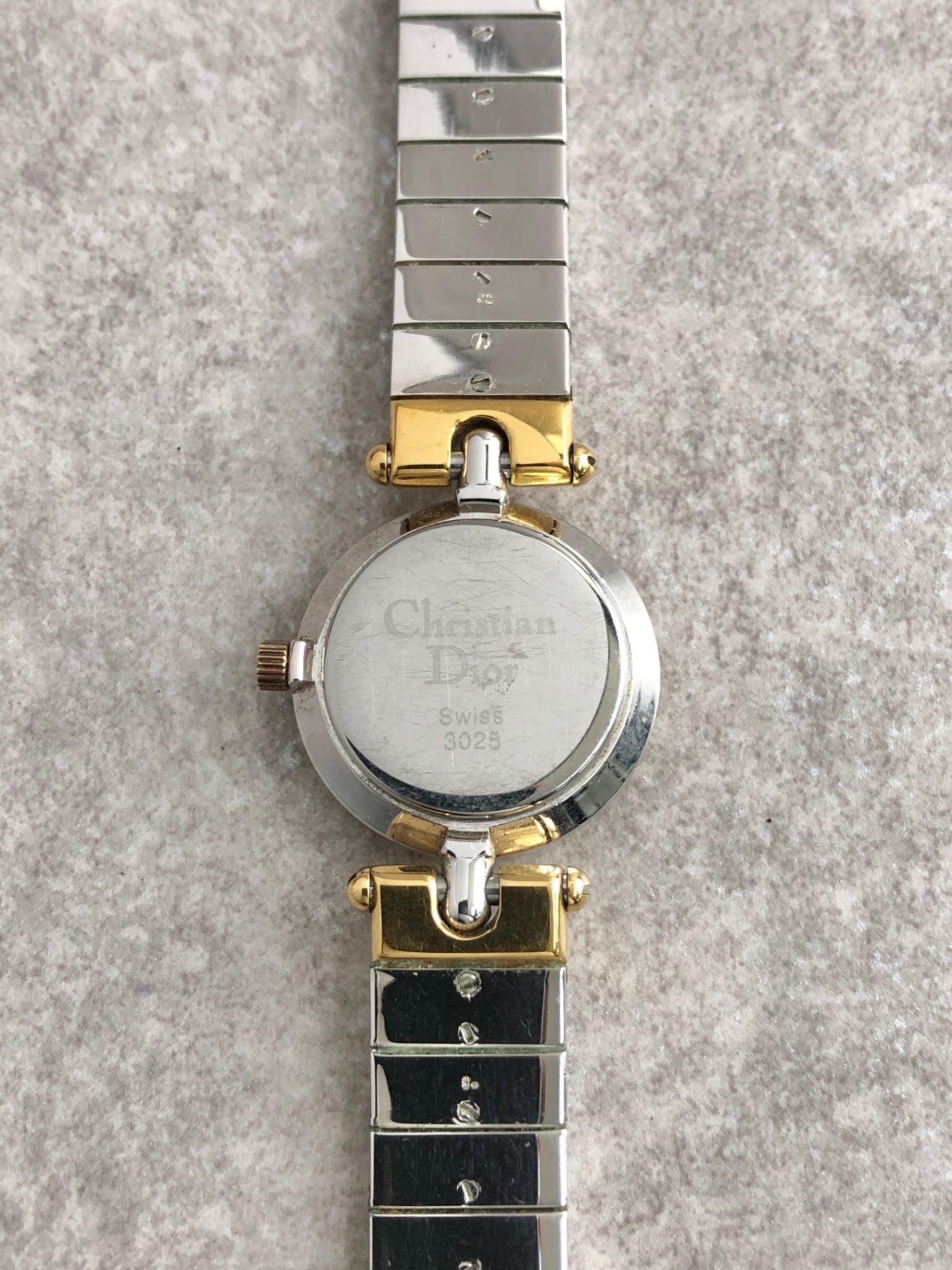 Christian Dior Watch Silver×Gold 3025 Vintage fpx22i – VintageShop