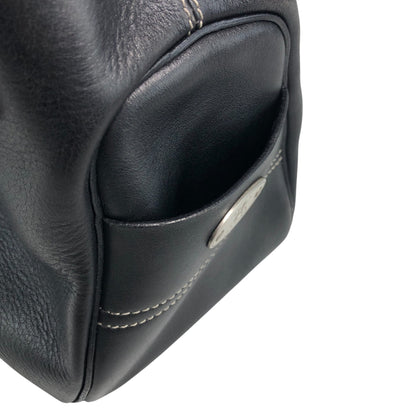 CELINE Triomphe Charm Handbag Black Vintage eyvr3v