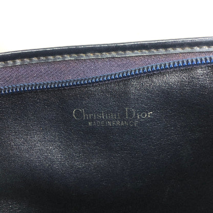 Christian Dior Trotter Logo Shoulder bag Navy Vintage s3ir4j