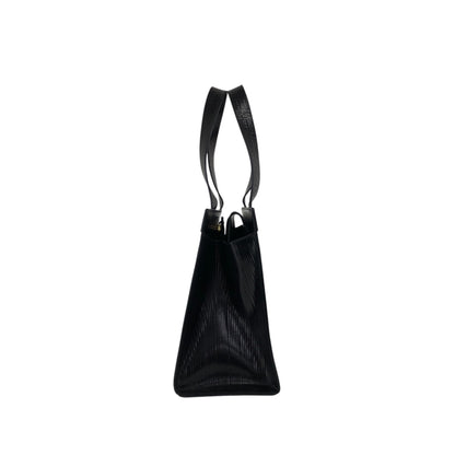 CELINE Horse Carriage Two-way Handbag Shoulder bag Black Vintage 3v3pu8