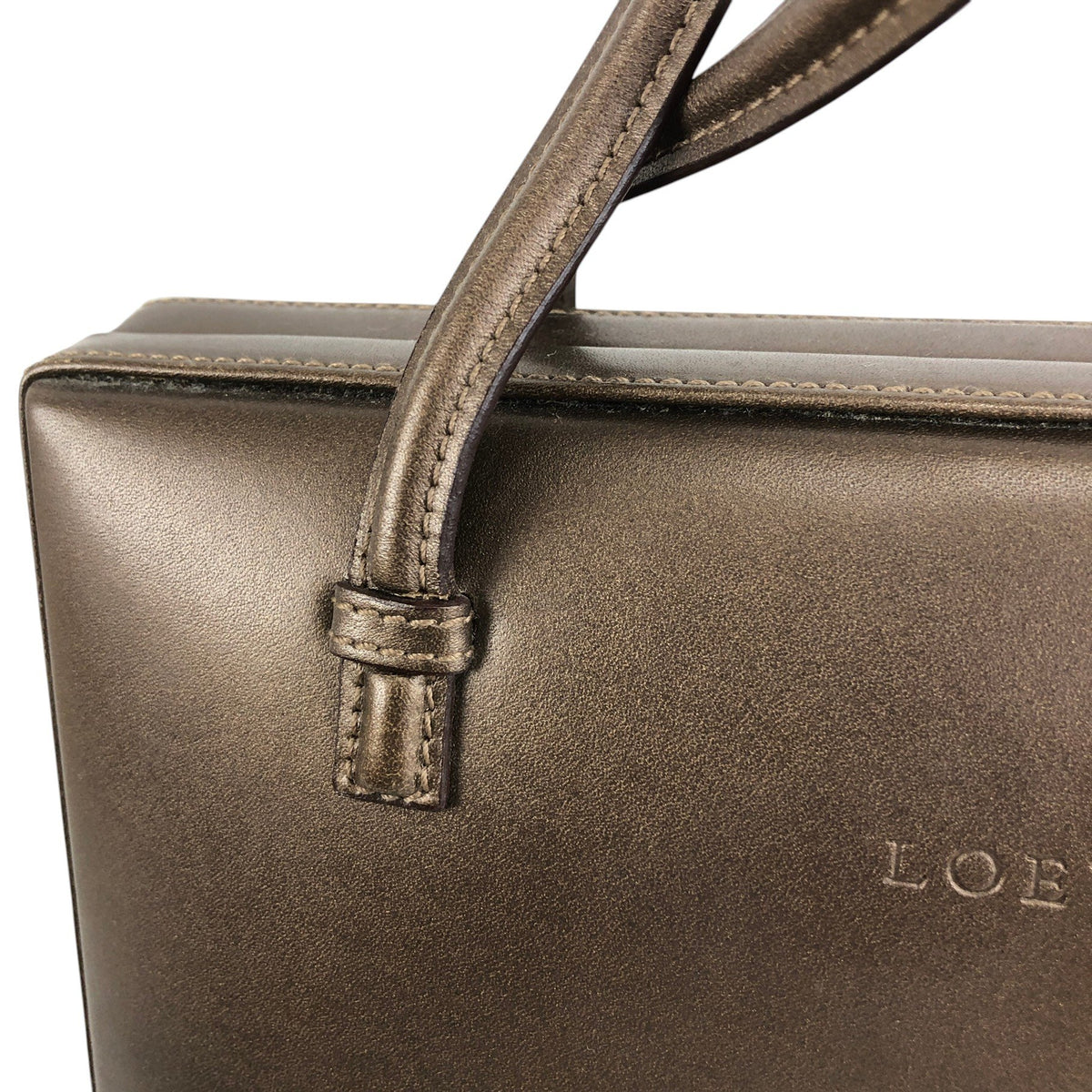LOEWE Logo Totebag Brown Vintage 2jjh62