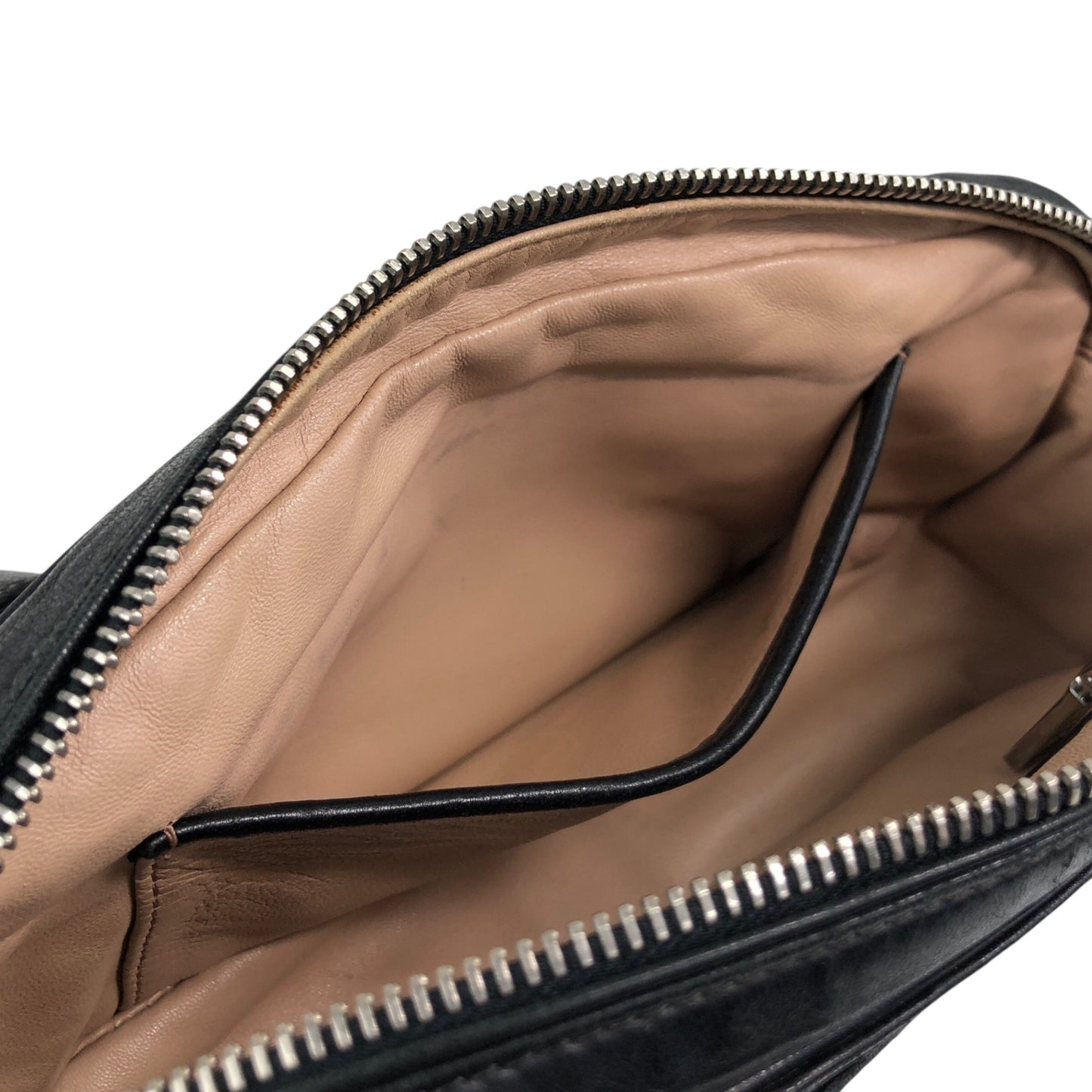 PRADA Buckle Shoulder bag Black Vintage cdnxfz