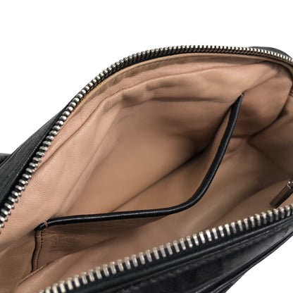 PRADA Buckle Shoulder bag Black Vintage cdnxfz