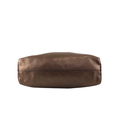 PRADA Logo Shoulder bag Hobobag Brown Vintage ufndas
