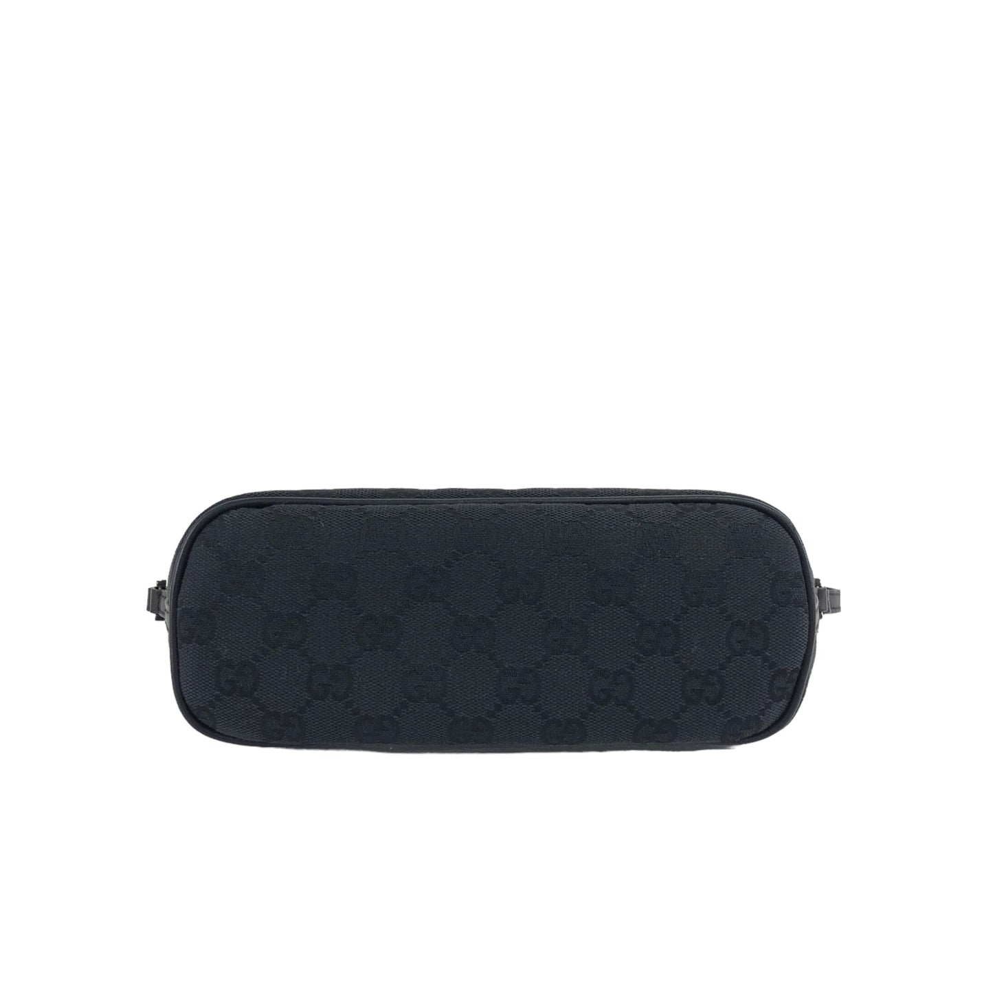 GUCCI GG Canvas Canvas Handbag Vanity bag Black Vintage 73mxrh