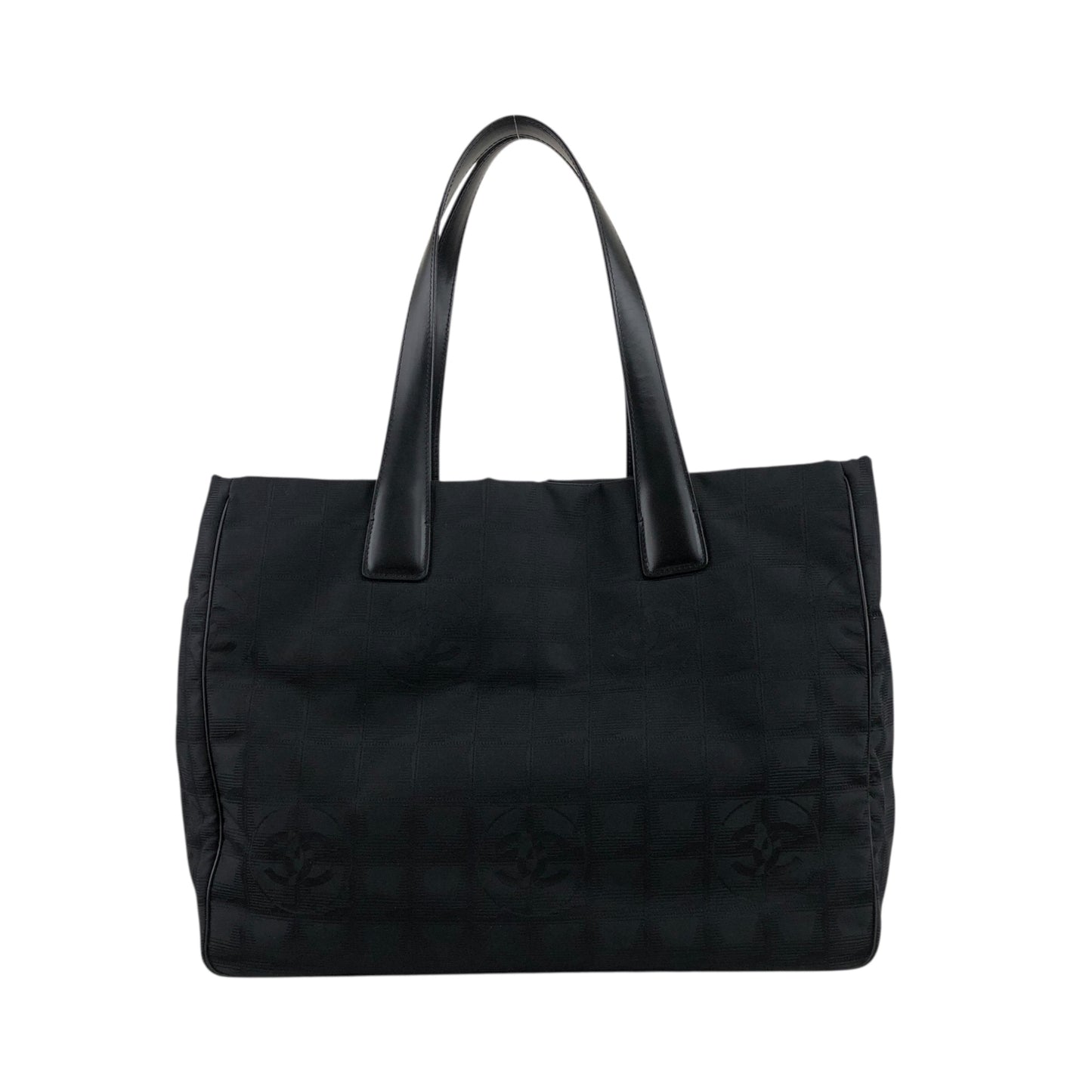 CHANEL New Travel Line Totebag Black Vintage deknxn