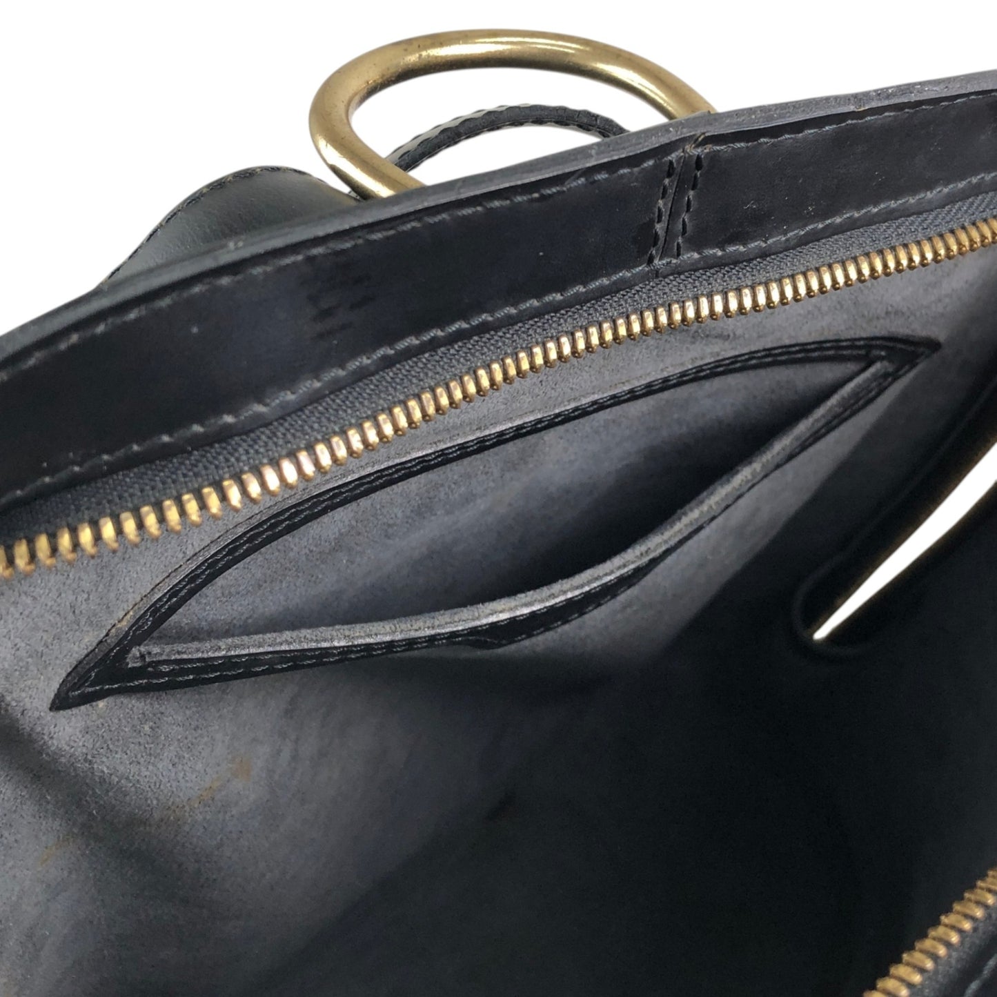LOUIS VUITTON Epi Backpack Black M52292 Vintage e4pycu