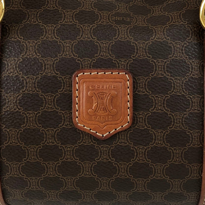 CELINE Macadam Blason Handbag Brown Vintage vph6bt