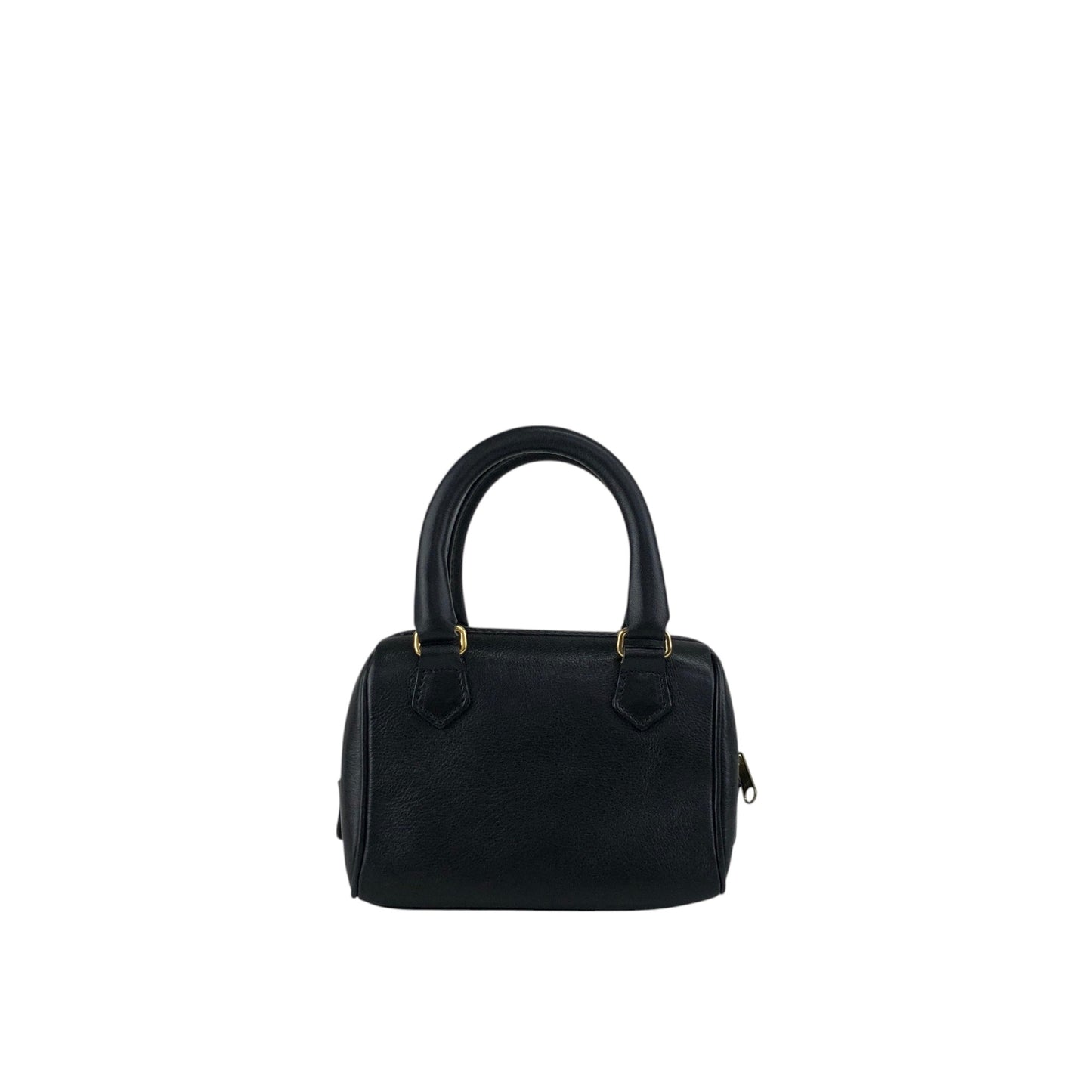 CELINE Two-way Small Boston bag Shoulder bag Black Vintage xd3b63