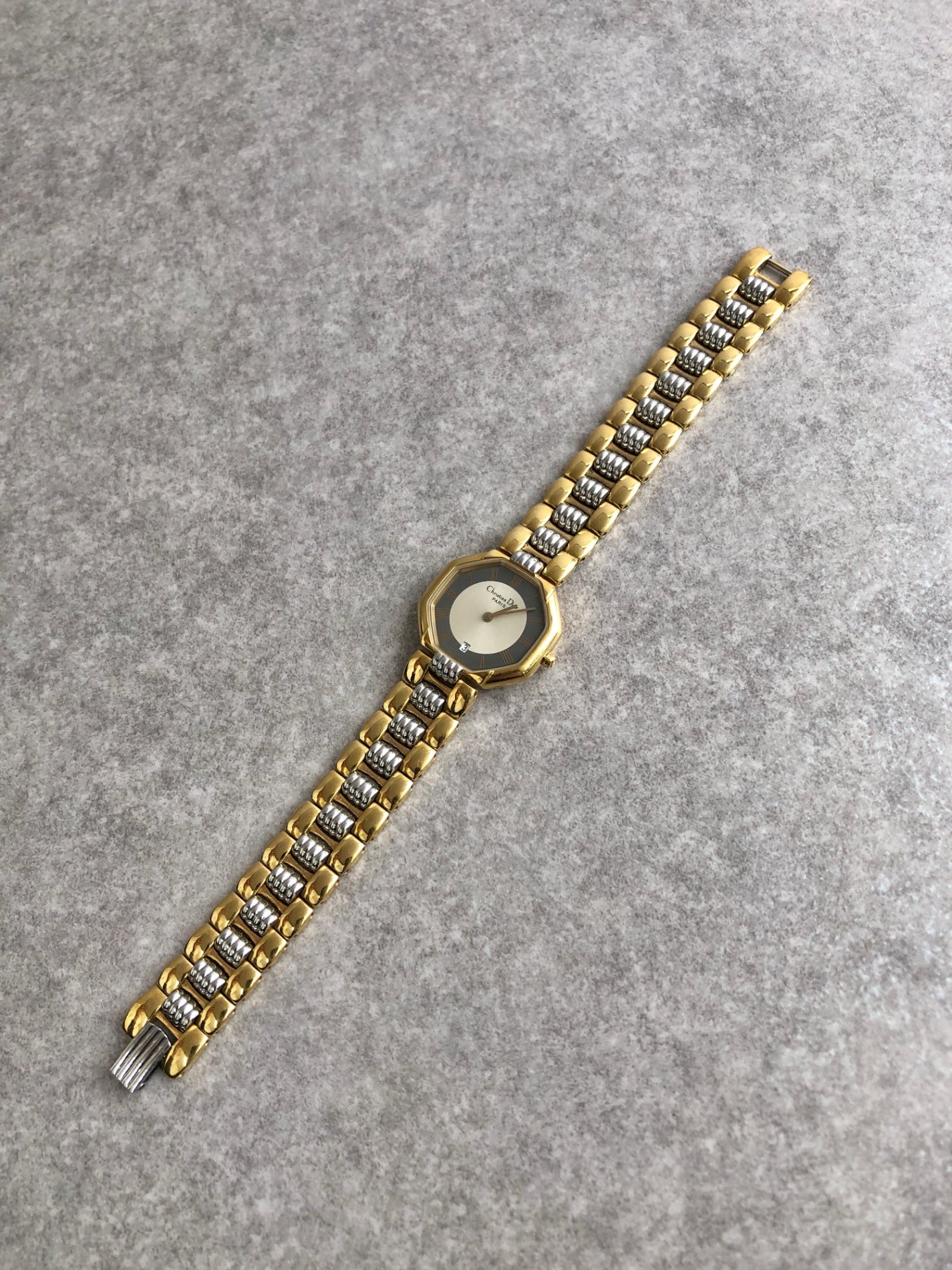 Christian Dior Watch Gold Vintage nudz6u