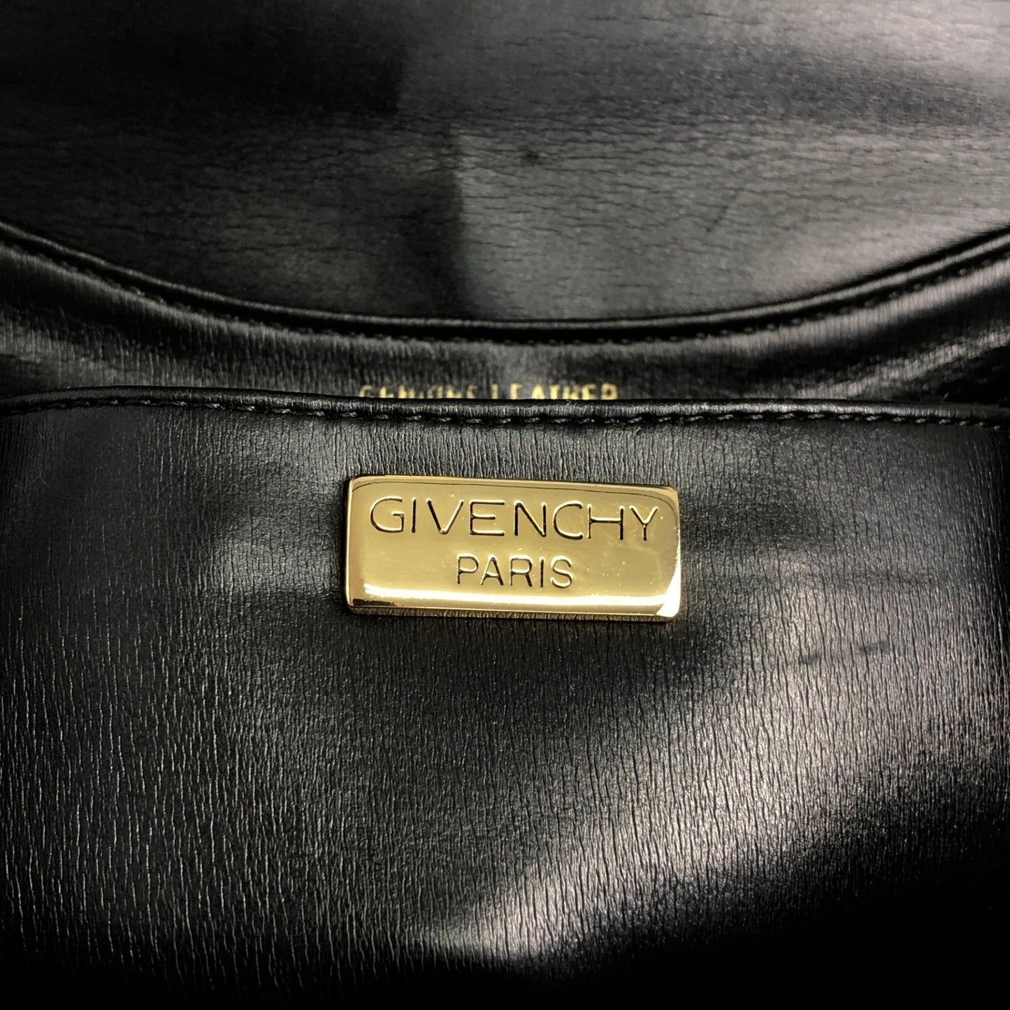 GIVENCHY 標誌手袋黑色復古 iuze2p