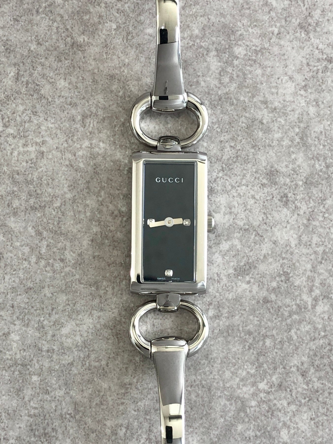 GUCCI Watch Silver Vintage yeefww