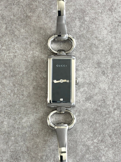 GUCCI Watch Silver Vintage yeefww