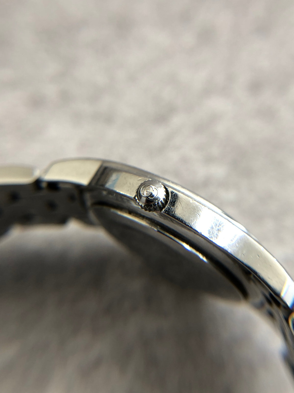 GUCCI Quartz Watch Silver 5500L Vintage w75vg2