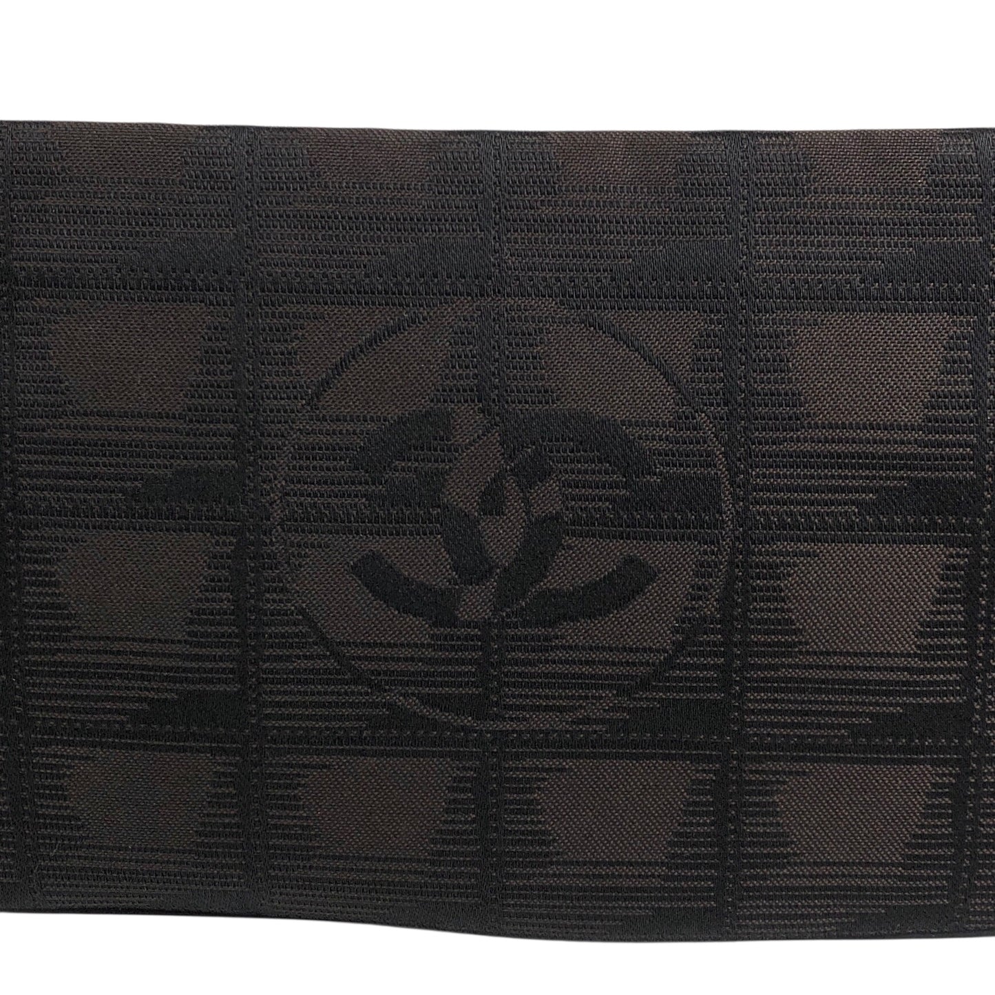CHANEL New Travel Line Chain Handbag Pouch Brown Vintage 2d7ied