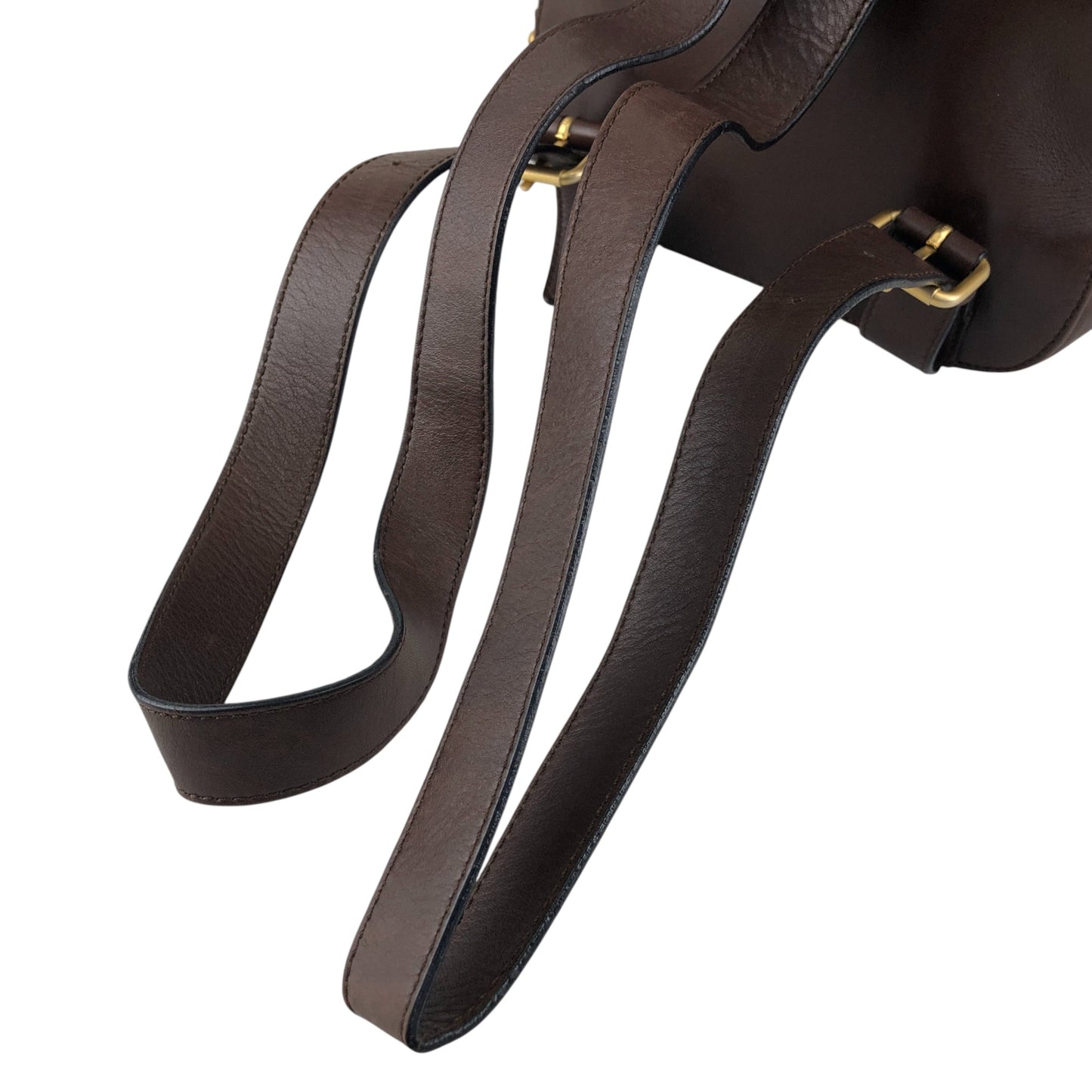 CELINE Logo Backpack Brown Vintage bw7ed4