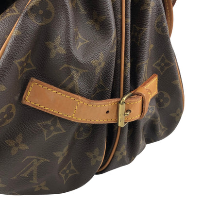 LOUIS VUITTON Monogram Shoulder bag Brown Vintage jer2hr