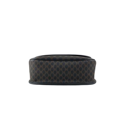 CELINE Macadam Starball Flap Shoulder bag Black Vintage a8awaa