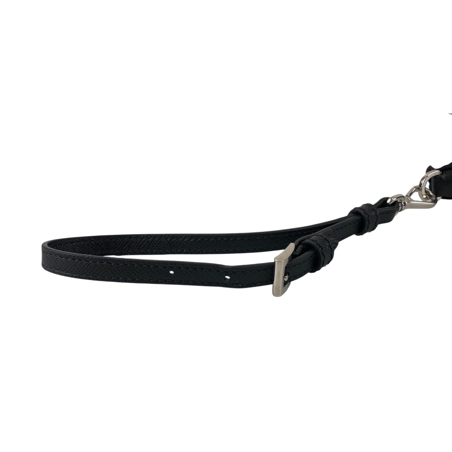 PRADA Tessuto Triangle Logo Handbag  Pouch Black Vintage wc2wgs