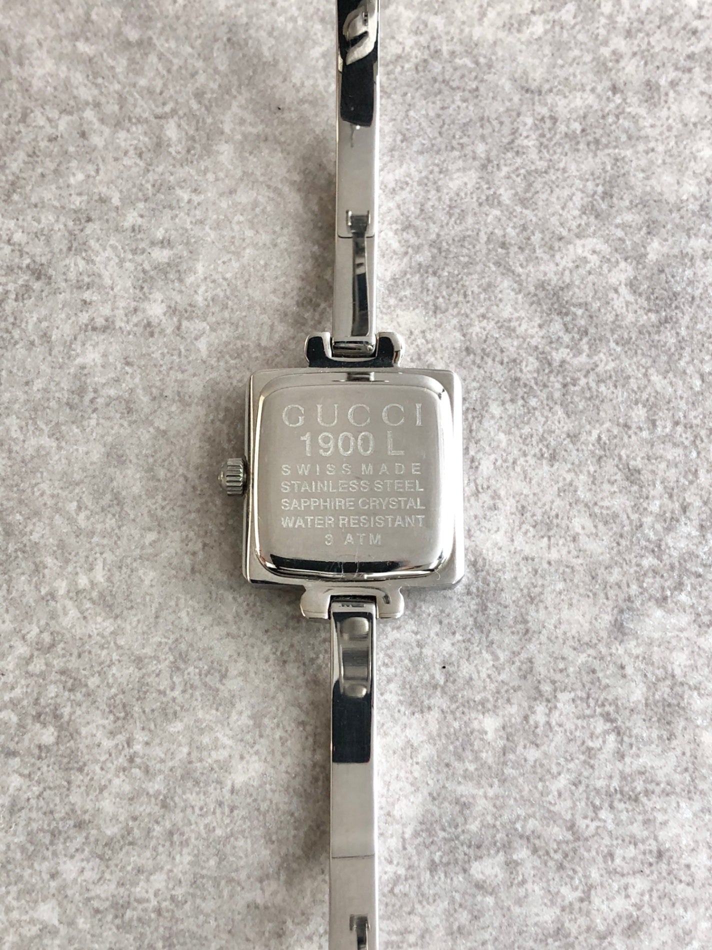GUCCI Watch Silver 1900L Vintage wgrfmf