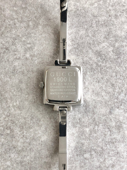 GUCCI Watch Silver 1900L Vintage wgrfmf