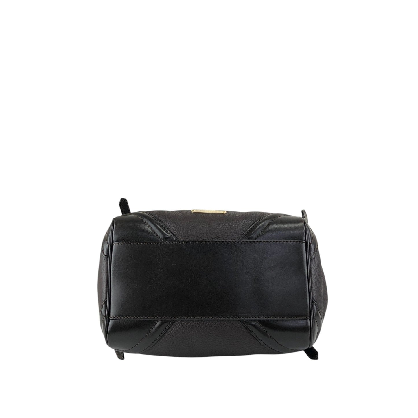 BURBERRY Logo Shoulder bag Hobobag Dark Brown Vintage czmhjj