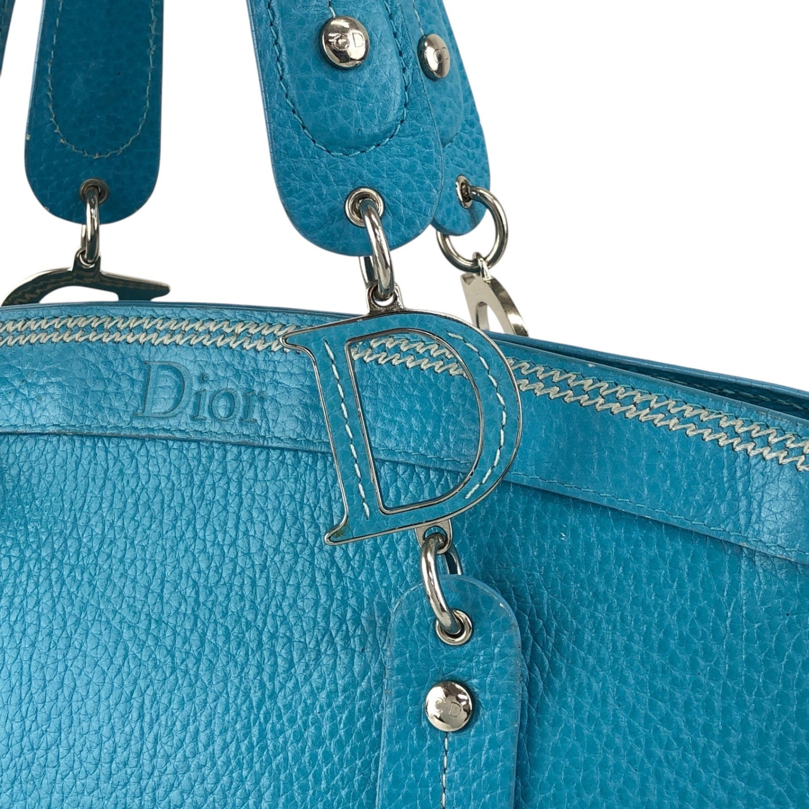 Christian Dior Handbag Light Blue Vintage ys2yth – VintageShop solo