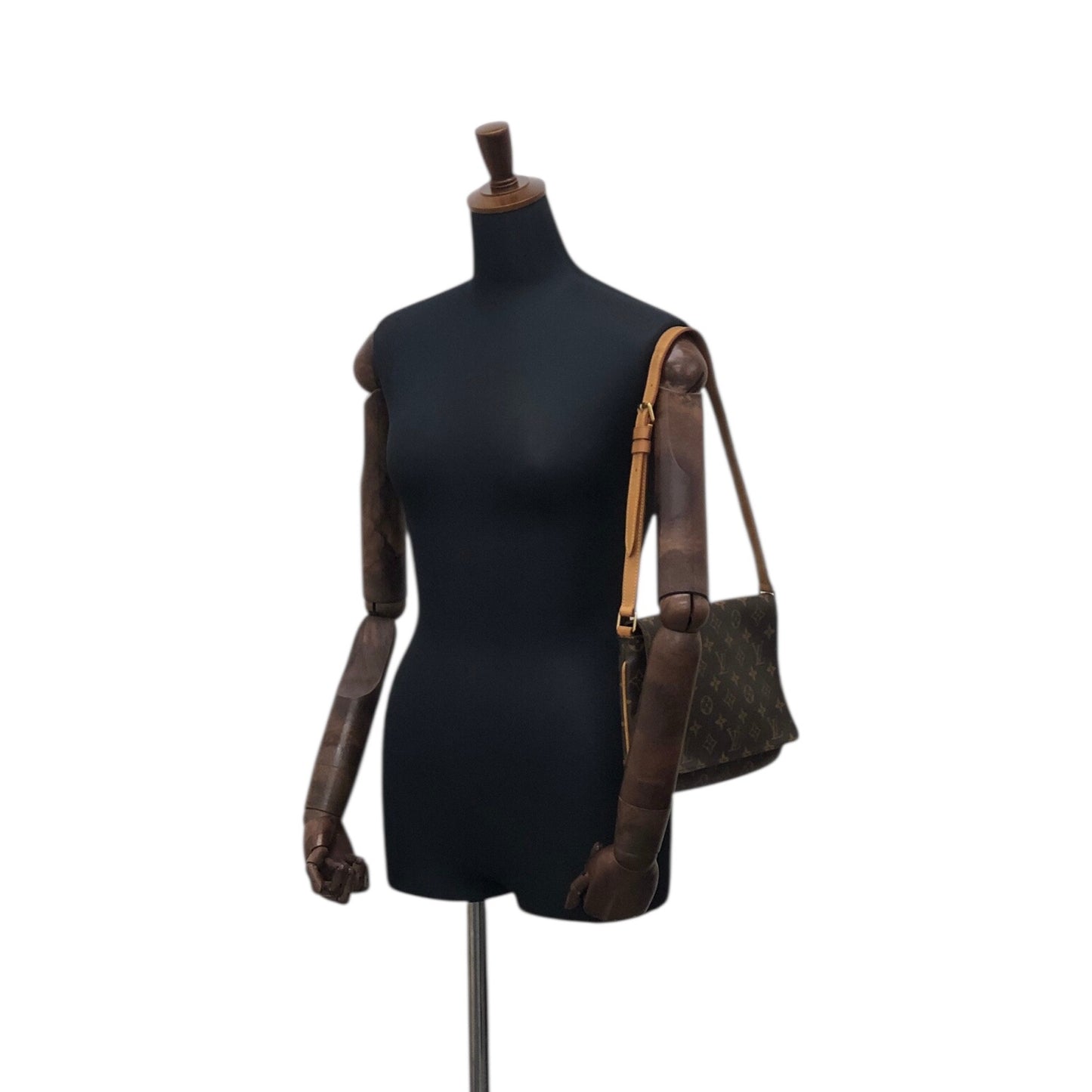 LOUIS VUITTON Monogram 單肩包 棕色 復古 ir4uvs